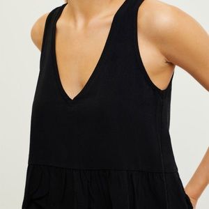 Babydoll Black V Neck Pacsun